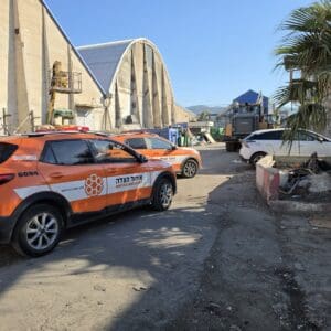 פועל נפל מגובה באזור תעשייה בקריית אתא פועל נפצע בינוני לאחר נפילה מגובה באזור תעשייה בקריית אתא 13/7/26 (צילום: דוברות איחוד הצלה - מחוז צפון)