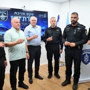 מטה חדש ליחידת השיטור המקומי ״עוז״ נחנך בחיפה – מצ״ב תיעוד 14/7/26 (צילום: דוברות המשטרה, דוברות עיריית חיפה)