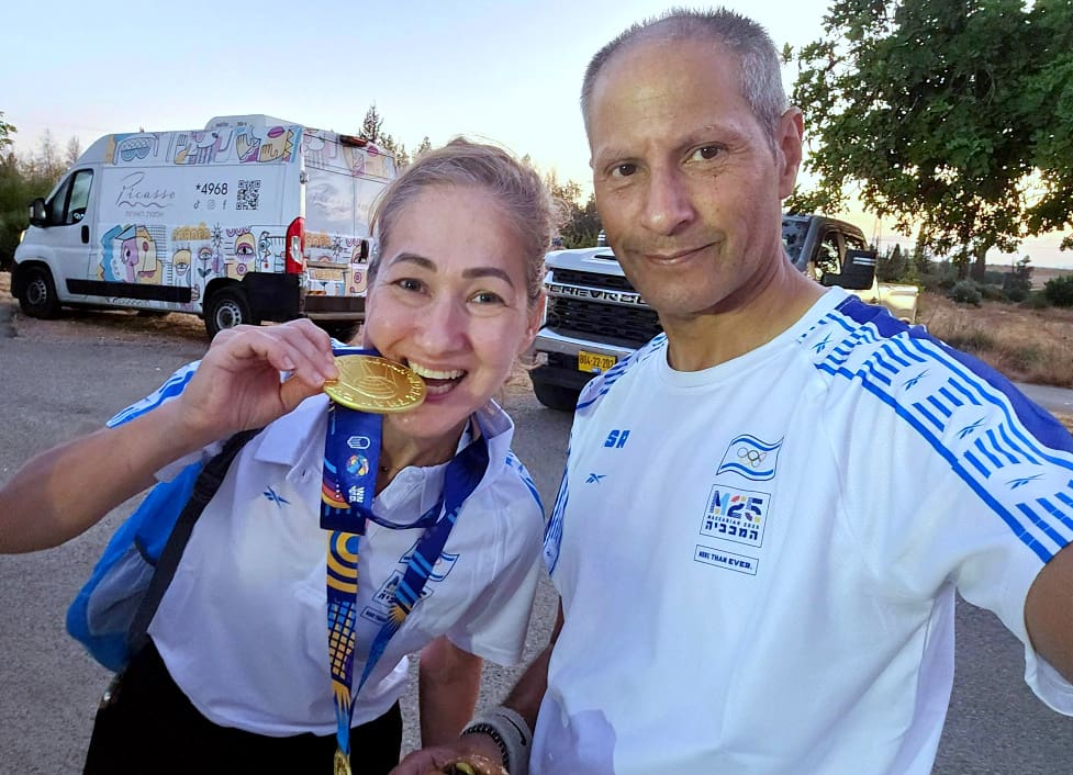 חוויות מהמירוצים: רץ המרתון האהוד חגי פנקר השתתף בתחרויות הריצה במכביה ה-25 (צילום: באדיבות חגי פנקר)