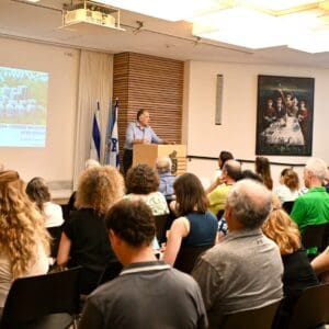 מפגש סוער בעיריית חיפה בנושא תוכנית ״מורדות גולדה״ 18/7/26 (צילום: ראובן כהן, דוברות עיריית חיפה)