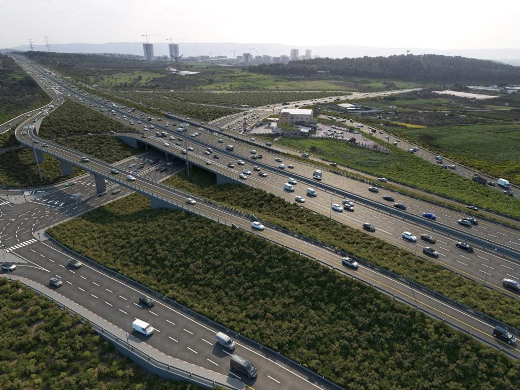 הארכת כביש 6 לצפון (צילום: ארקאפקט)