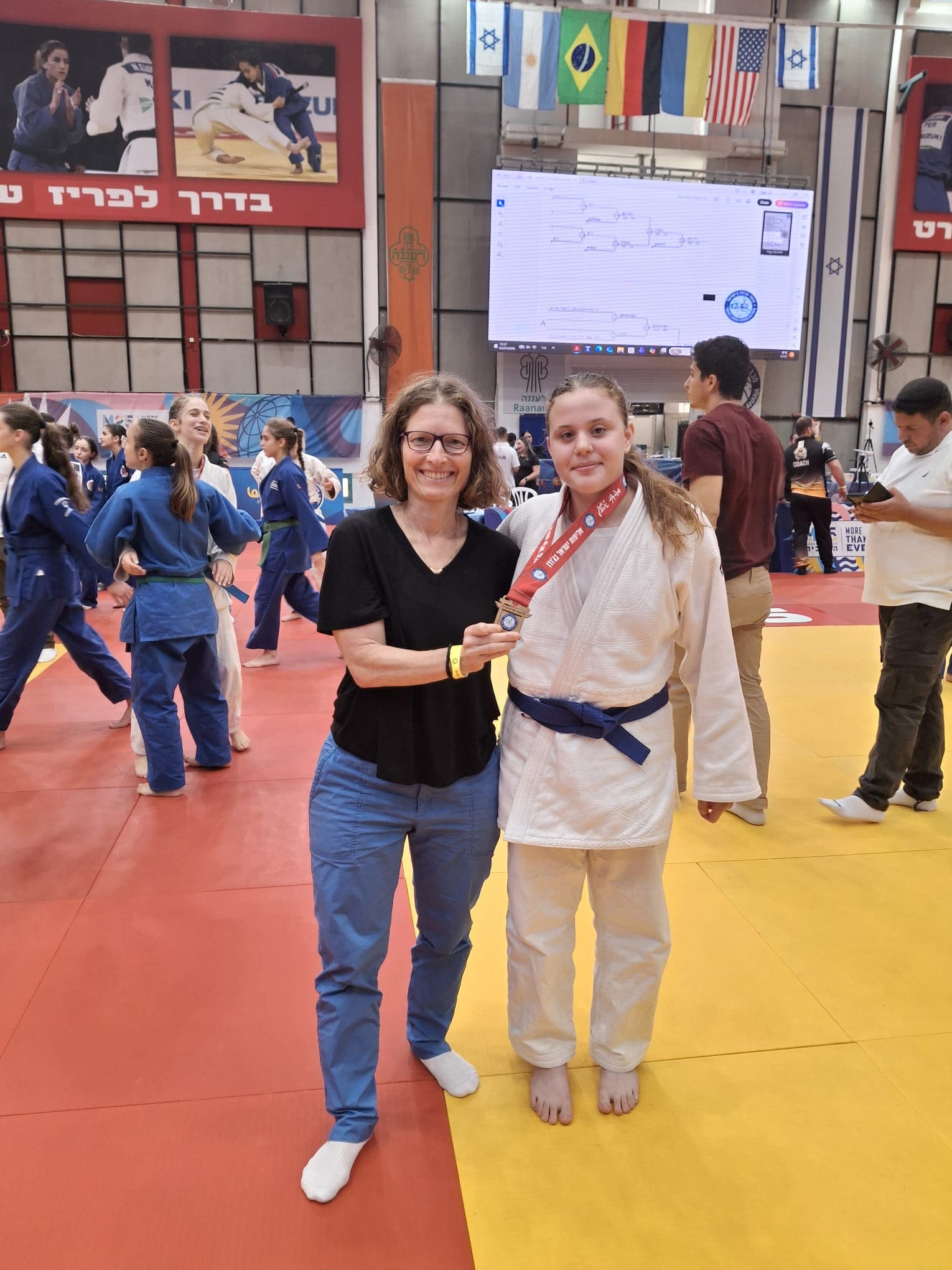 12 מדליות למכבי חיפה כרמל באליפות ישראל בג׳ודו לילדים 22/7/26 (צילום: מיכל האס)
