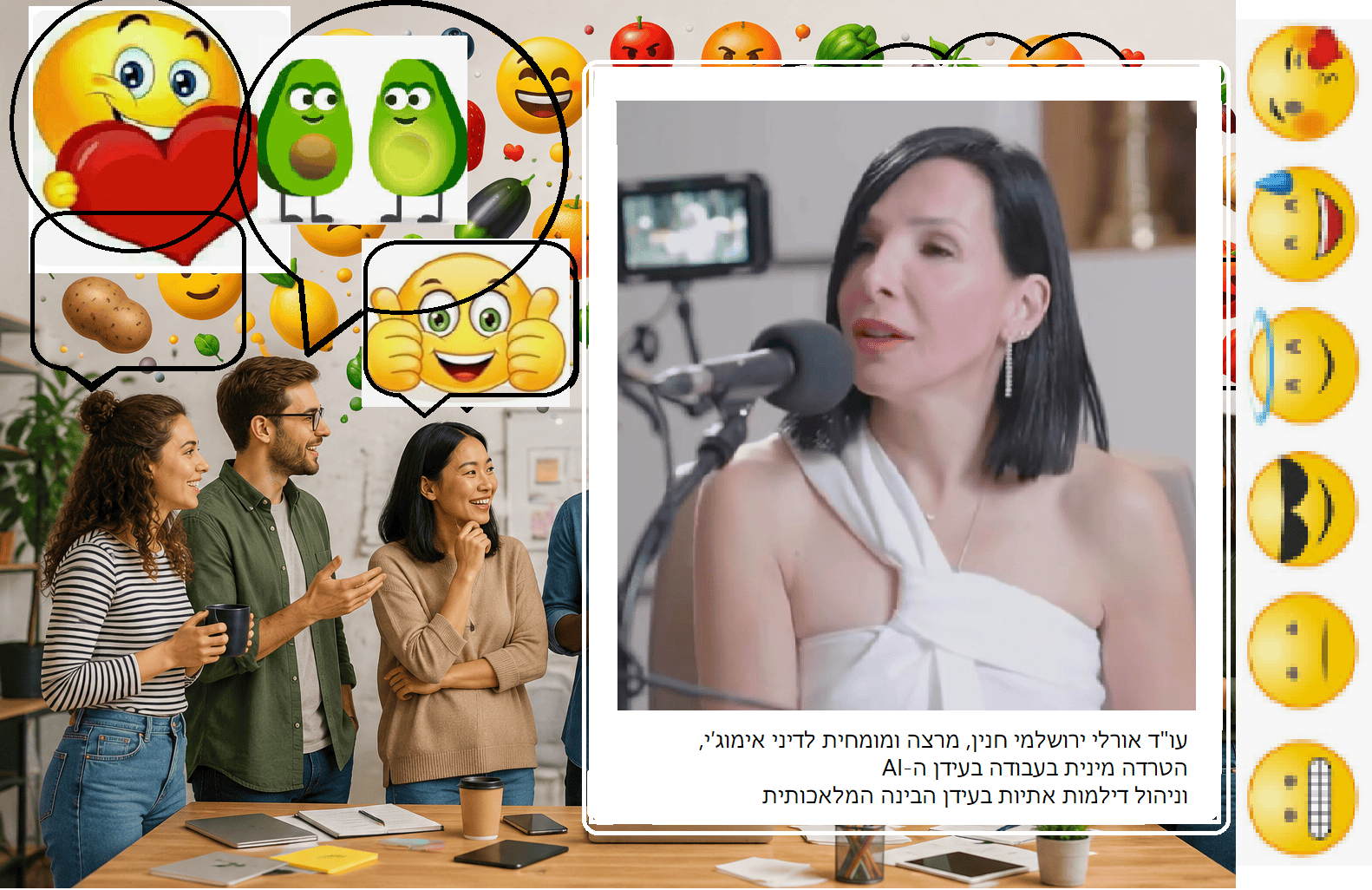 עו"ד אורלי ירושלמי חנין, מומחית לדיני אימוג'י