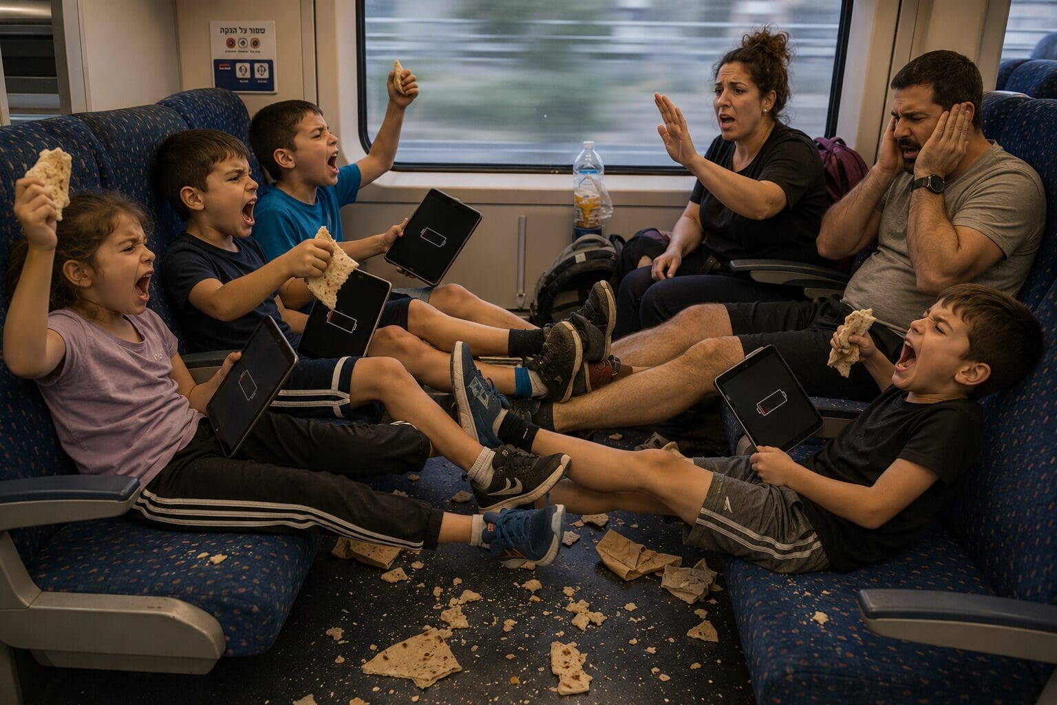 סיפורים מהרכבת (AI - חנה מורג)