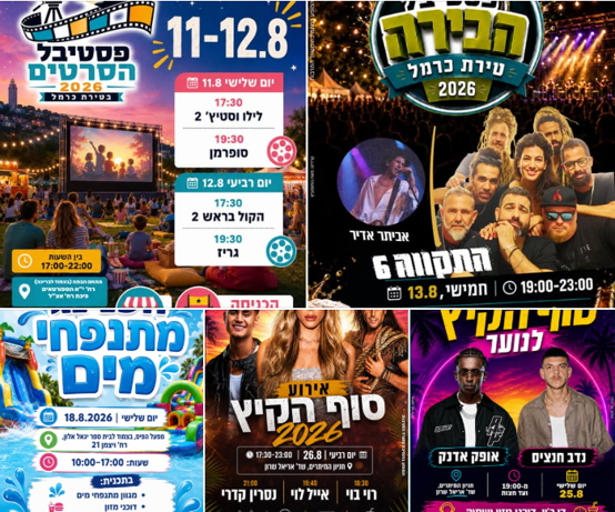 קיץ טיראי 2026 (צילום: טירת כרמל)
