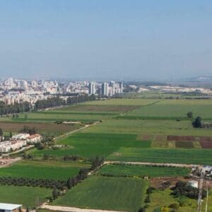 תוכנית הבנייה במזרח קריית ביאליק, נדחתה • 1,200 יחידות דיור לא יוקמו בשלב זה קרקעות חקלאיות במזרח קריית ביאליק (צילום: ע.ק.ביאליק)