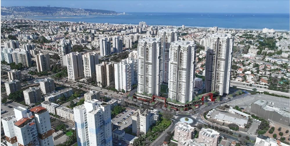 תוכנית להתחדשות עירונית במתחם החשמונאים בקריית מוצקין הופקדה 5/8/26 (צילום: אייל שער אדריכלים)