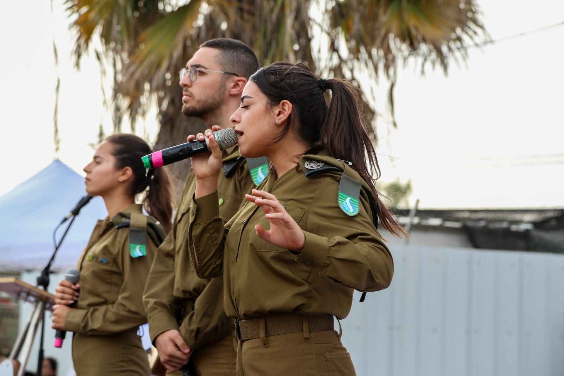מיכל והלהקה (צילום: אלבום פרטי)