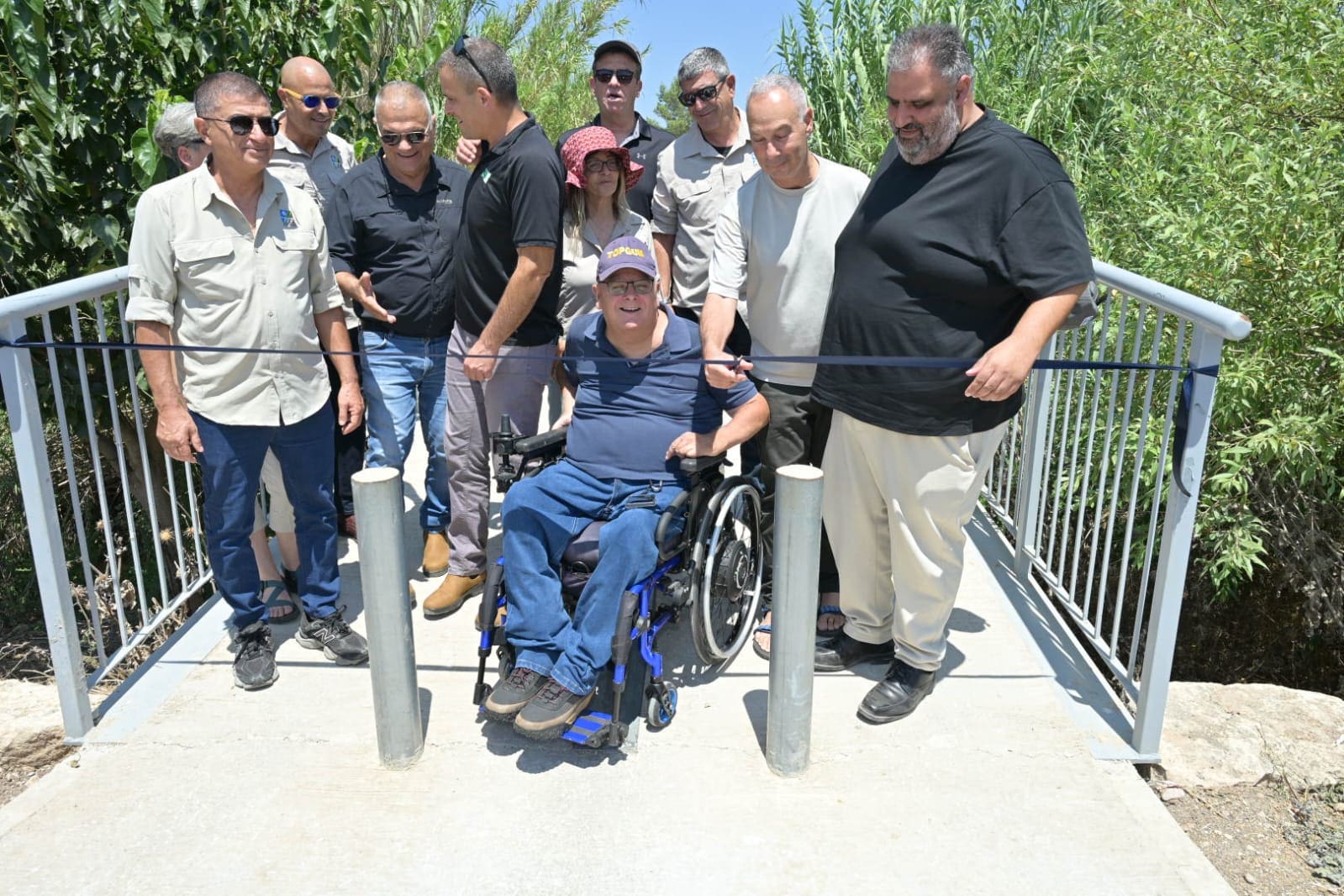 קק״ל חנכה את שביל נחל ציפורי הנגיש בעמק יזרעאל 9/8/26 (צילום: מיכאל חורי)