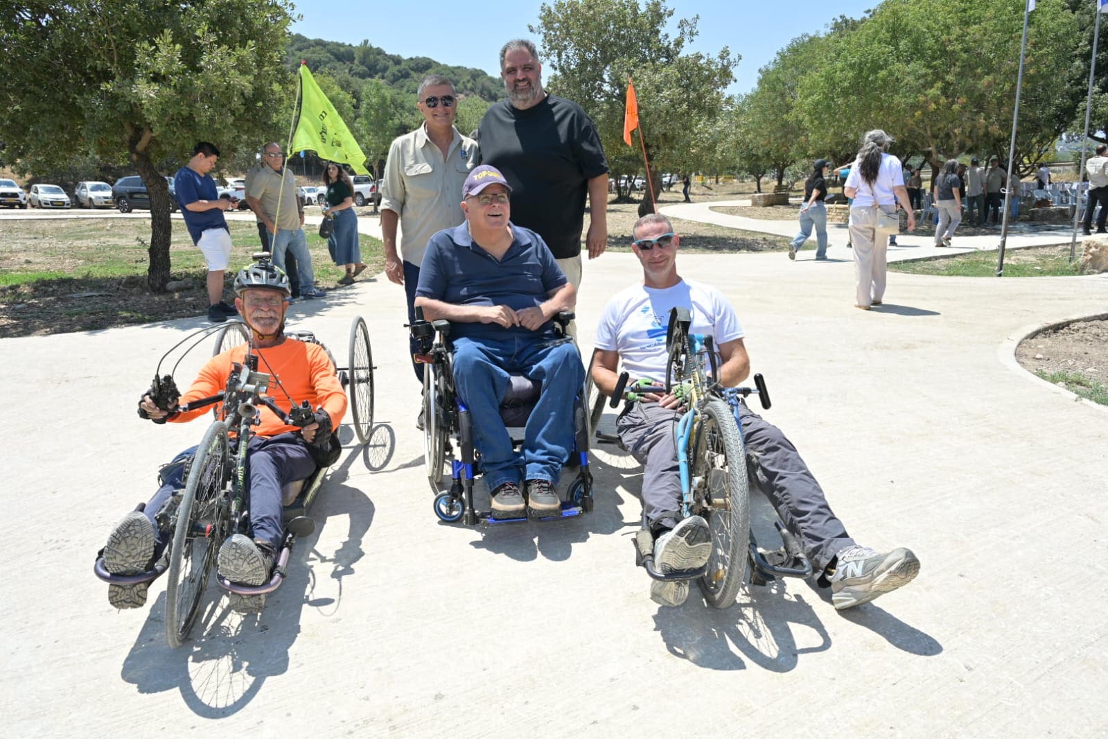 קק״ל חנכה את שביל נחל ציפורי הנגיש בעמק יזרעאל 9/8/26 (צילום: מיכאל חורי)