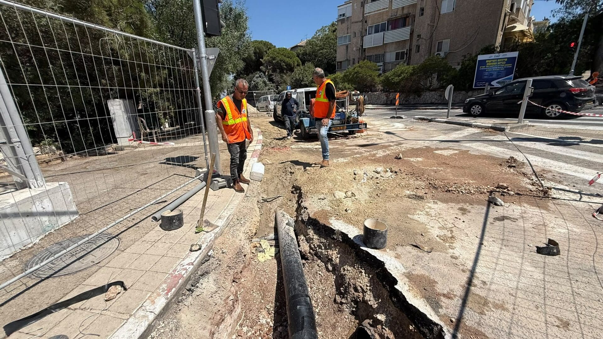 רחוב שמשון בחיפה ייסגר לתנועה לצורך עבודות קירצוף וריבוד 11/8/26 (צילום: ראובן כהן, דוברות עיריית חיפה)