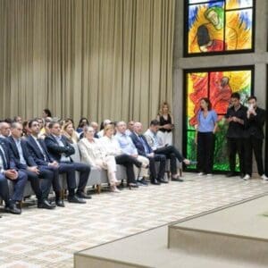 יעקב שחר, מכבי חיפה ועיריית קריית ים זכו להוקרה בבית הנשיא • "אות הנשיא בספורט" לשנת 2026 טקס הענקת ״אות הנשיא בספורט״ לשנת 2026 (צילום מעיין טואף לע״מ)