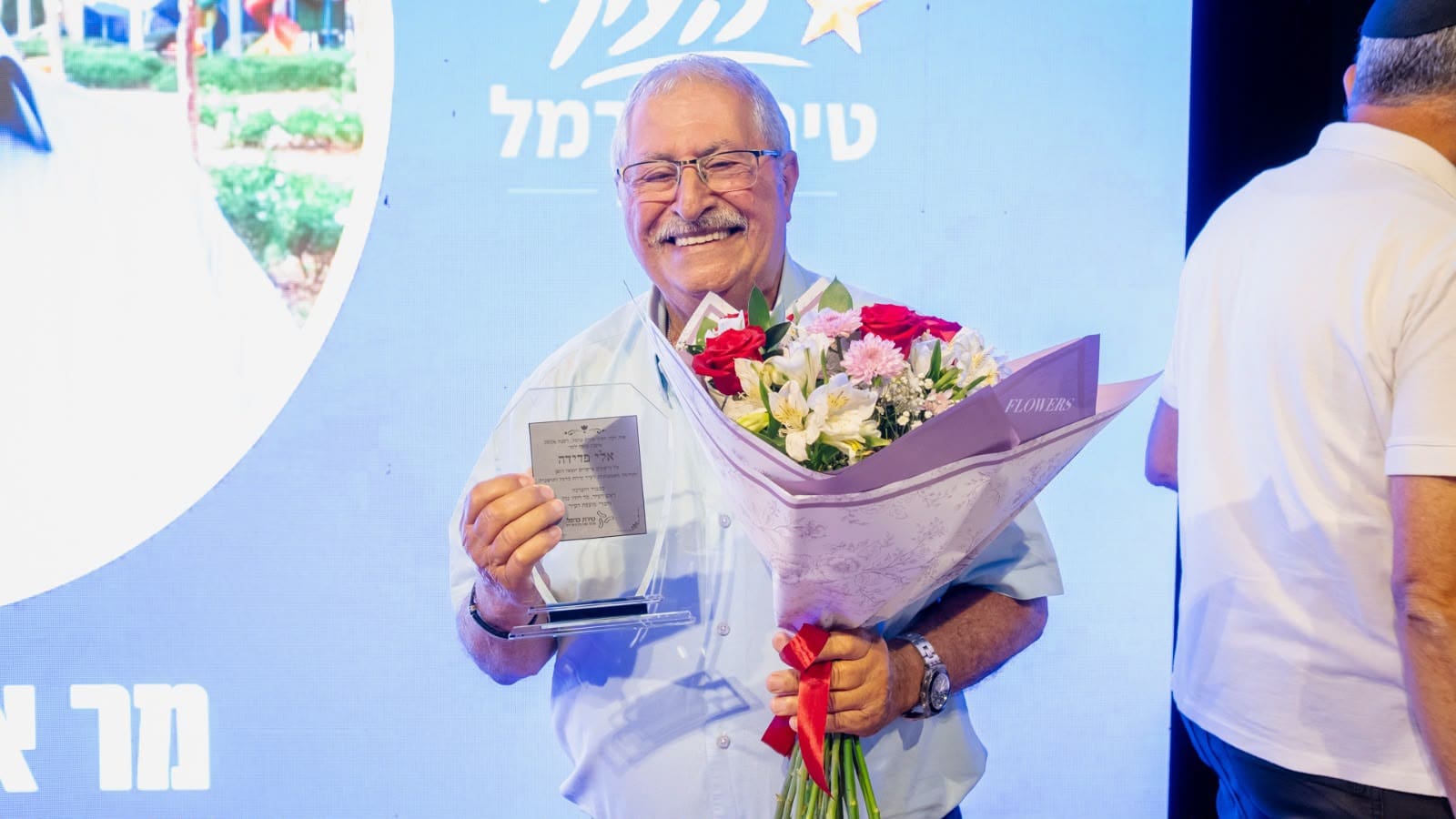 טירת כרמל הוקירה את יקירי העיר וזוכי פרס מפעל חיים לשנת 2026 - זוכת פרס יקיר העיר לשנת 2026 - אלי פדידה 20/8/26 (צילום: רועי דדון, דוברות עיריית טירת כרמל)