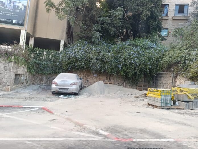 רחוב שמשון עבודות (צילום: חי פה בשטח)