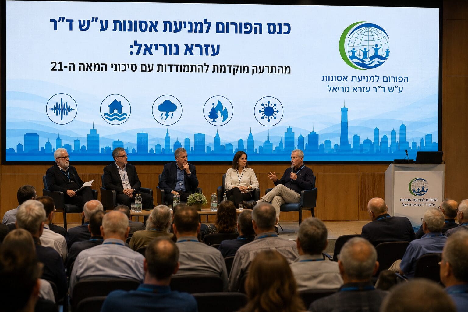 כנס פורום ( צילום: יעקב רוב Chat GPT)