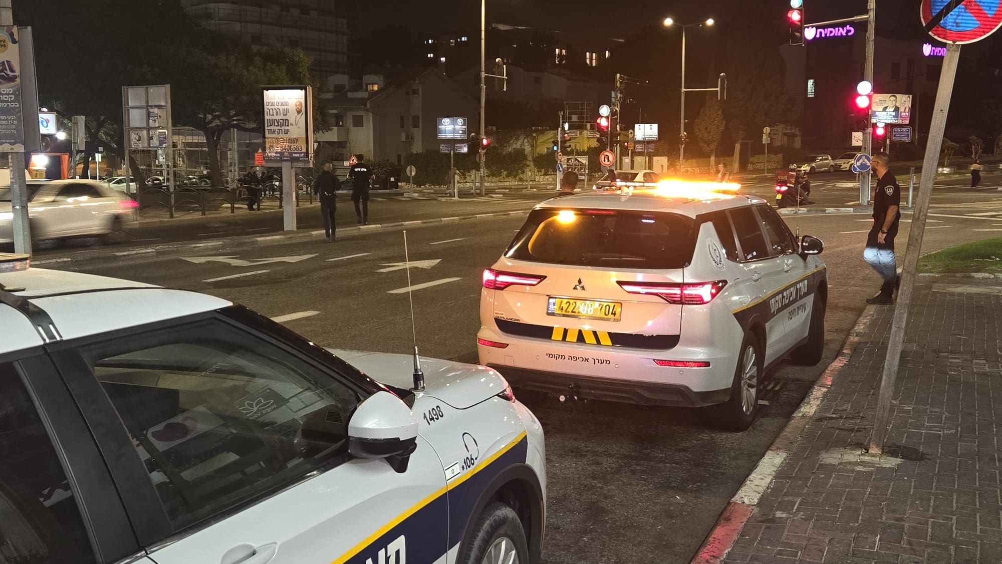 יממה של אכיפה נרחבת בחיפה ובקריות: מחסומים, תפיסת סמים וסכינים ואטימת דירות 28/8/26 (צילום: ראובן כהן, דוברות עיריית חיפה)