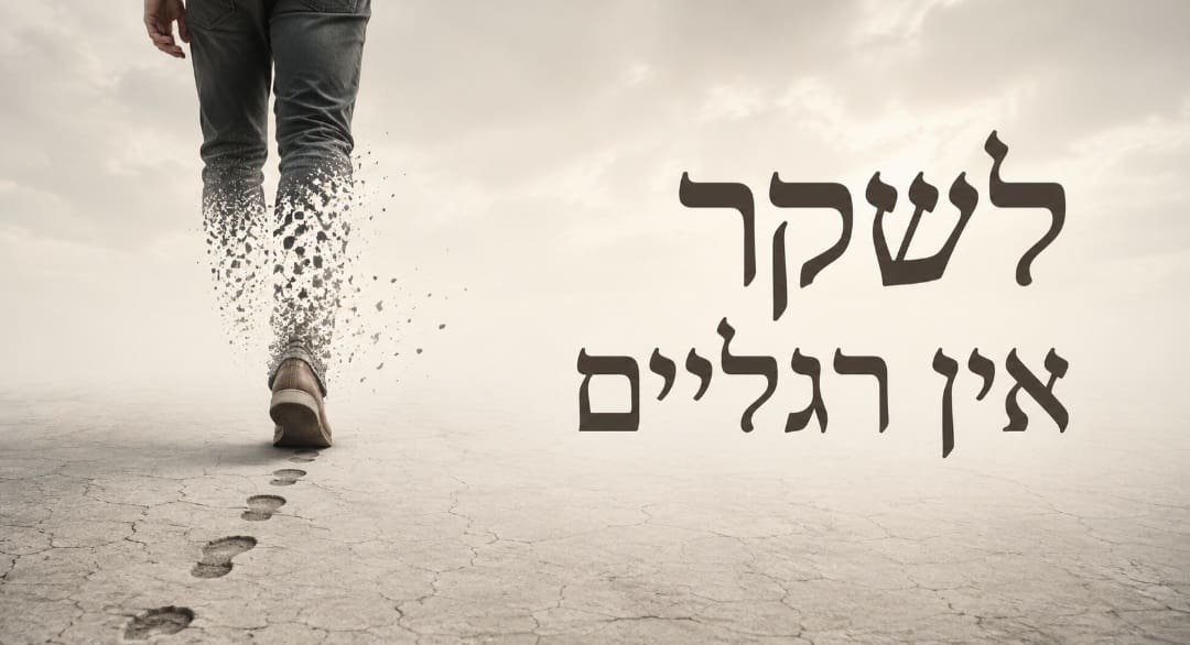 רגליים מהלכות עם כותרת: 