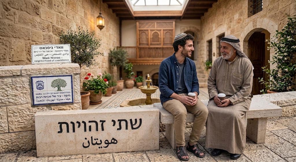 פלשתינאים ( צילום : יעקב רוב Chat GPT)