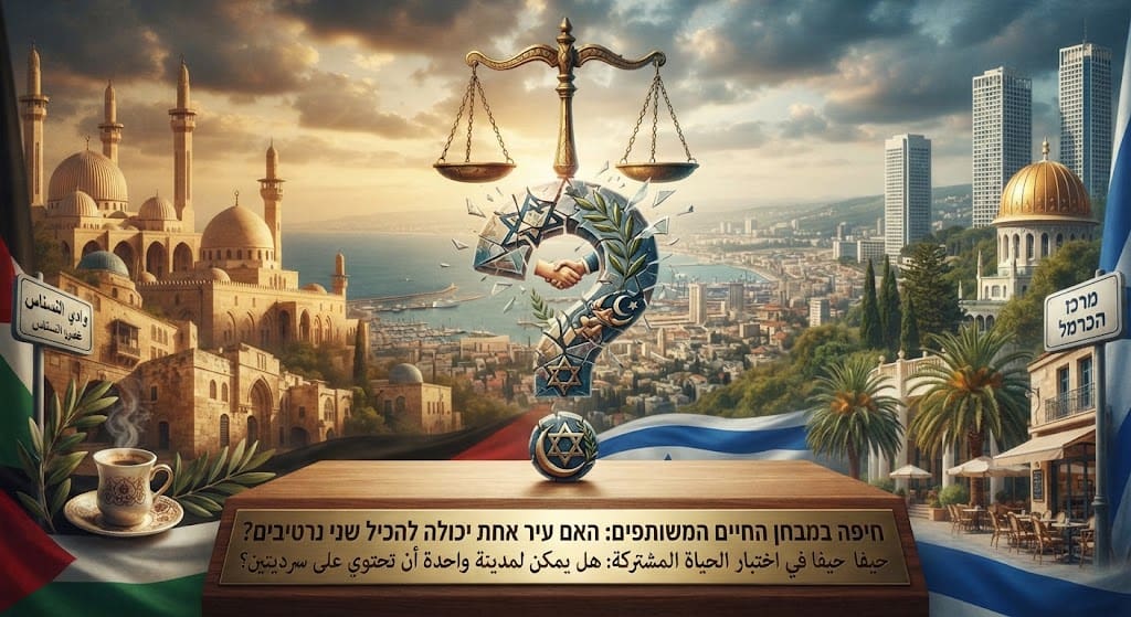 חיפה ( צילום: יעקב רובChat GPT)