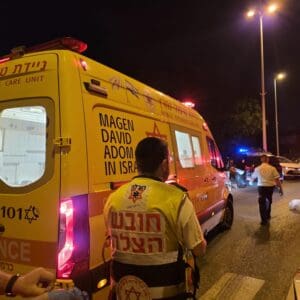 קרית אתא: שני צעירים נפצעו באירועי אלימות נפרדים 8/9/26 (צילום: דוברות הצלה)