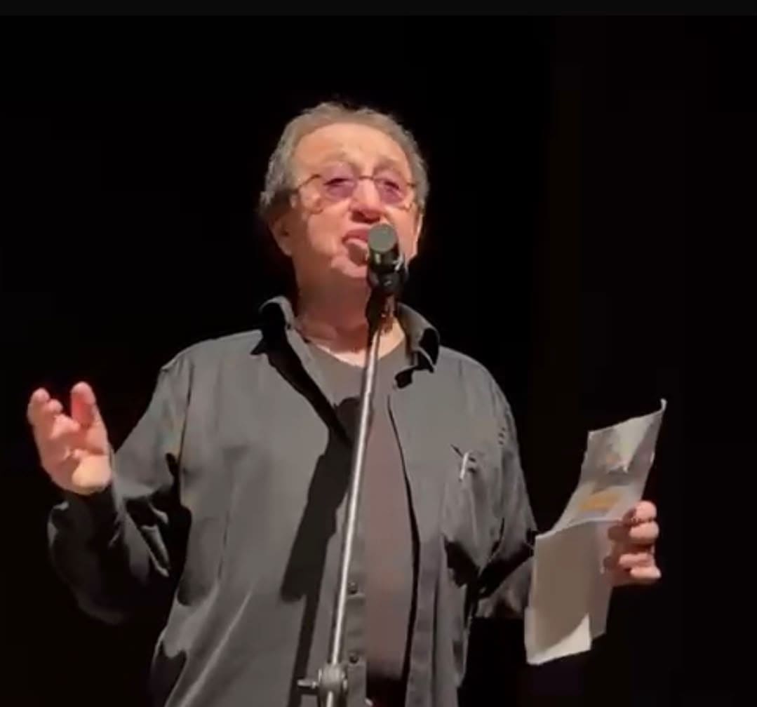 ישראל סביון ב"שישי תרבות" בחיפה (צילום: מילב) 
