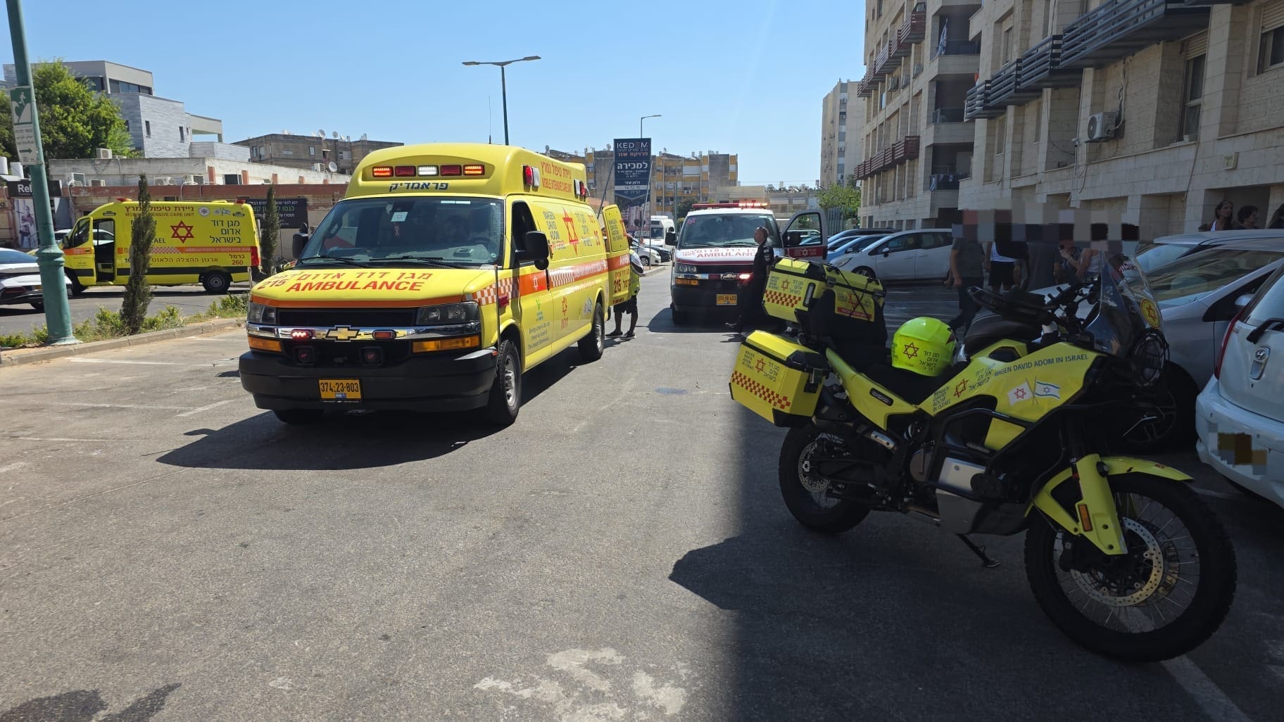 מד"א מפנים לבי"ח רמב"ם, ילד כבן שנתיים במצב אנוש (צילום: מד"א)