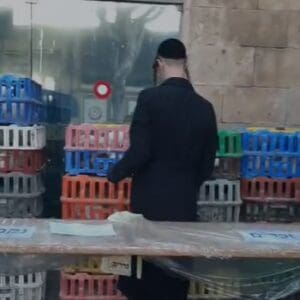 כפרות בחיפה: כשהמסורת הופכת להתעללות מזעזעת בבעלי חיים התרנגולות מחכות לטקס הכפרה בארגזים (צילום: אלבום פרטי)