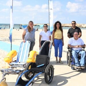חוף דור הונגש באופן מלא עד הים במיזם לאומי להנגשת חופים 27/9/26