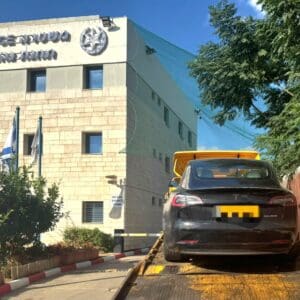 תושב חיפה נתפס שיכור בחניון בית החולים בנהריה – כמעט פי 4 מהמותר 27/9/26 (צילום: דוברות המשטרה)