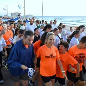 ביום של דמעות, זיכרון וגבורה: מאות רצו לציון שלוש שנים ל־7 באוקטובר (צילום: ראובן כהן, דוברות עיריית חיפה).
