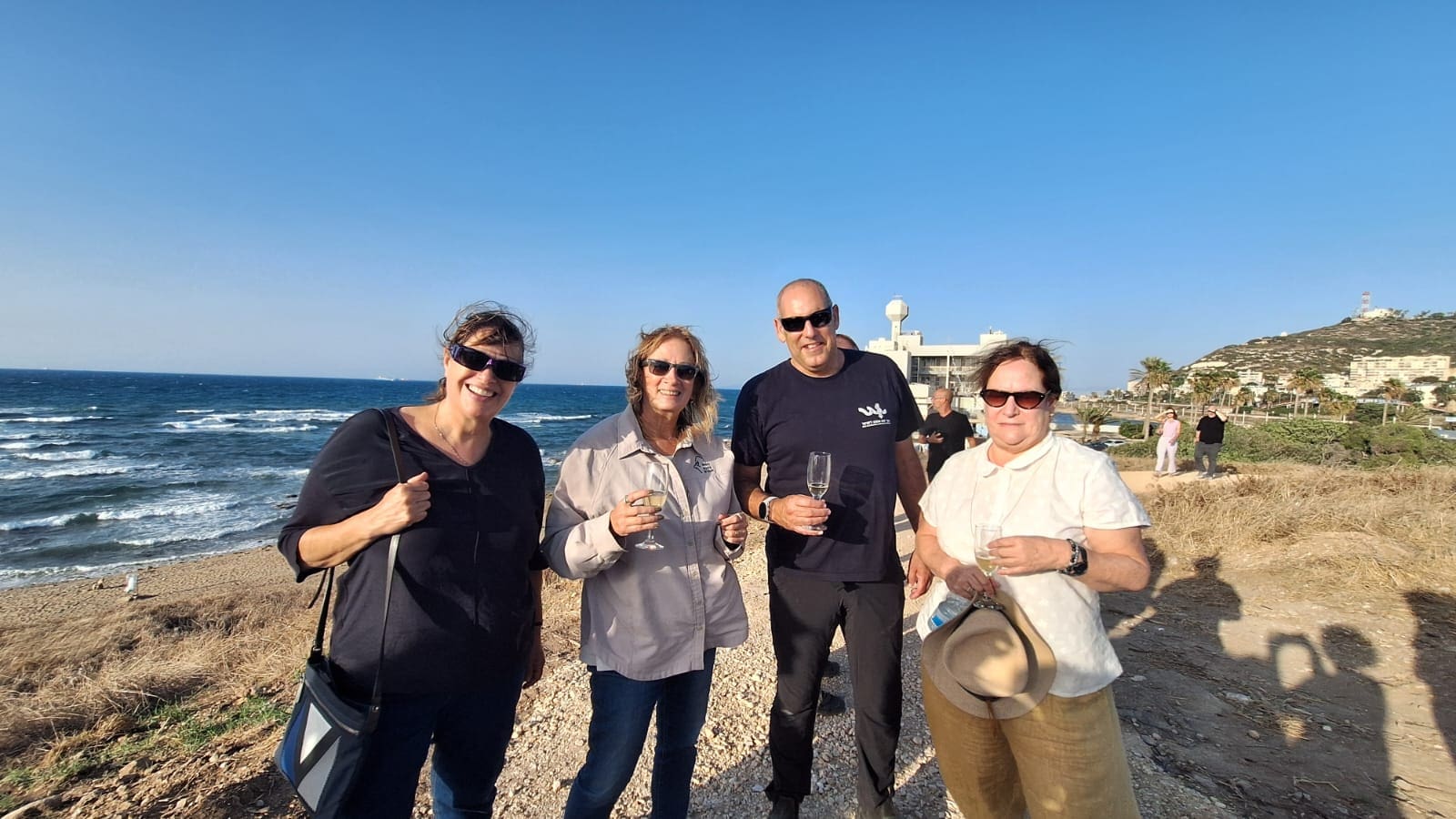 מימין -פרופ איילת לוינזון -גלבוע, אלון זסק, רעיה שורקי ופרופ עדי ארליך (צילום: הדר אלישיב)