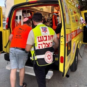 רוכב טרקטורון נפצע בקרית אתא לאחר שהתהפך במהלך רכיבה 13/10/26 (צילום: דוברות הצלה)