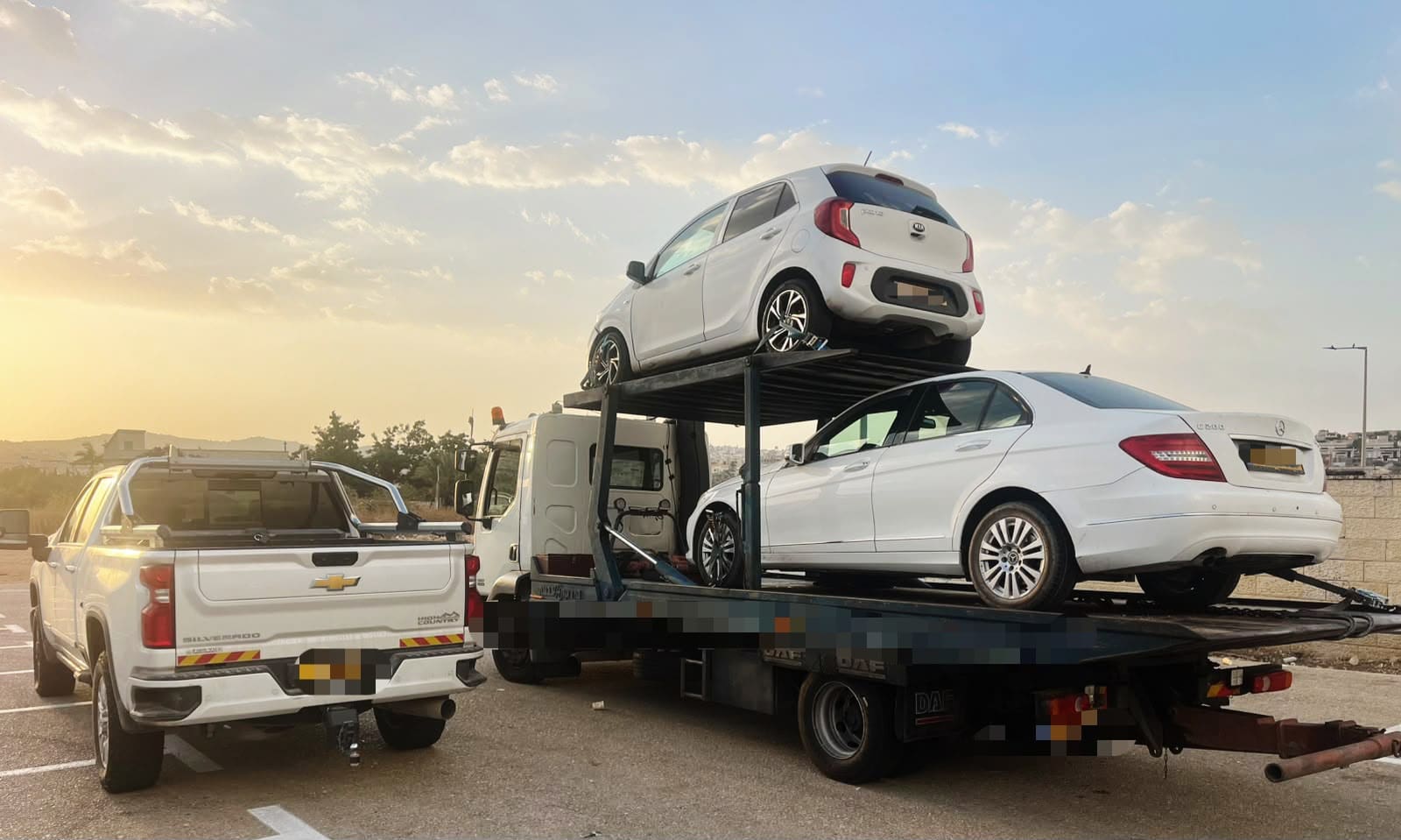 11 רכבים עוקלו בשפרעם במבצע נגד סרבני תשלום מסים בהיקף 6 מיליון ש״ח - דוברות המשטרה ודוברות רשות המסים 15/10/26 (צילום: דוברות המשטרה)