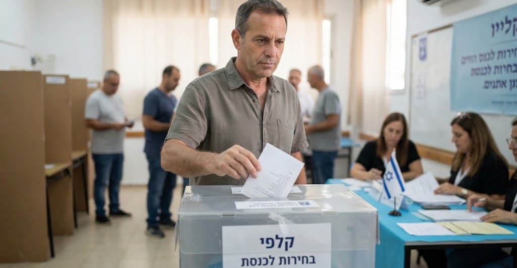 קלפי ( צילום: יעקב רובChat GPT)
