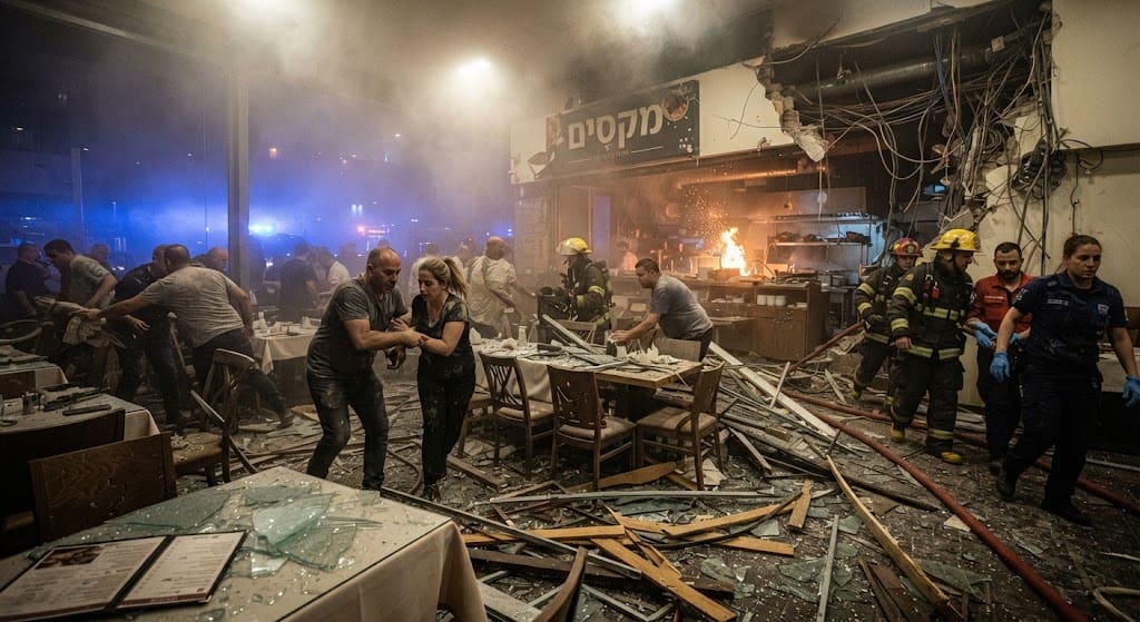 מסעדת מקסים צלום: יעקב רוב ChatGpT)