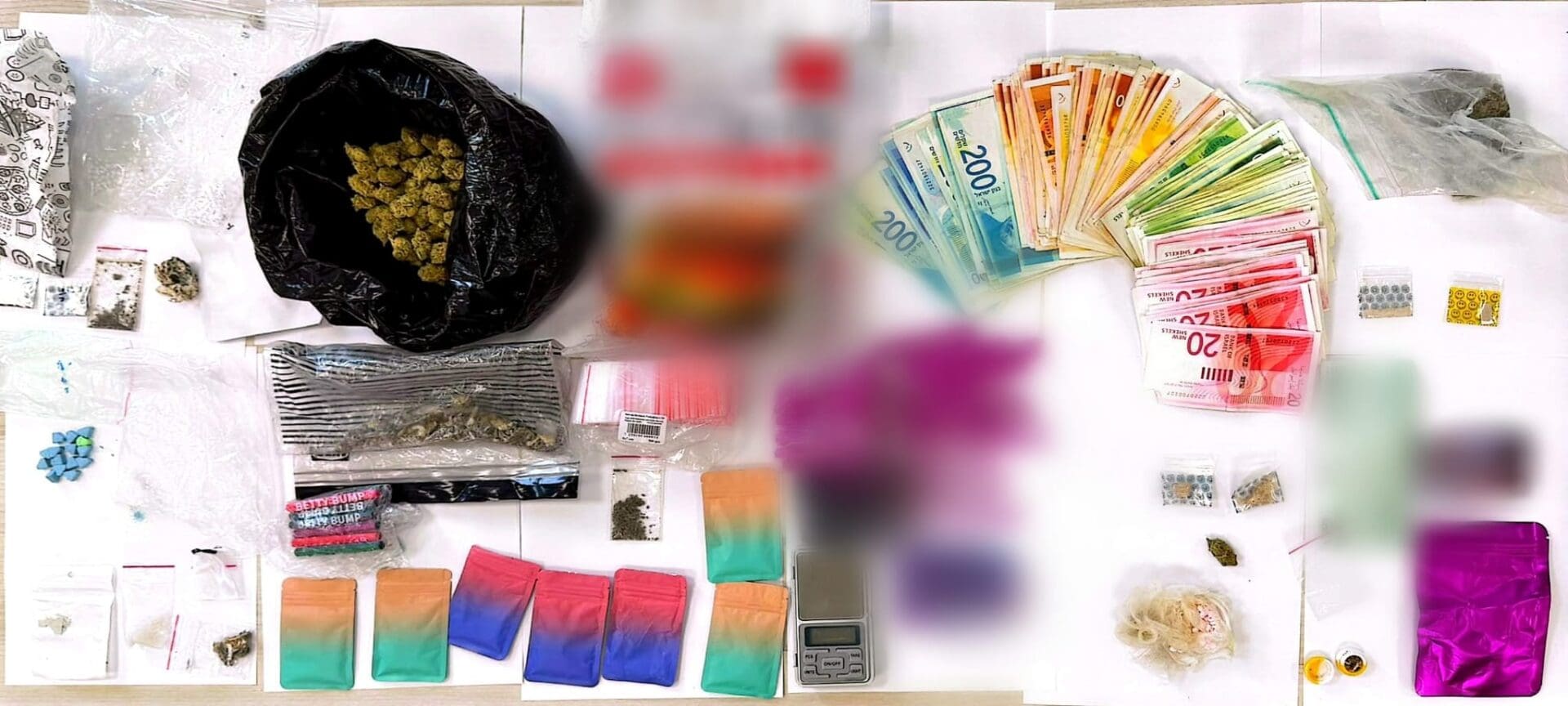 פרשיית סחר בסמים נחשפה בחיפה – חשודה בת 27 נעצרה 19/10/26 (צילום: דוברות המשטרה)