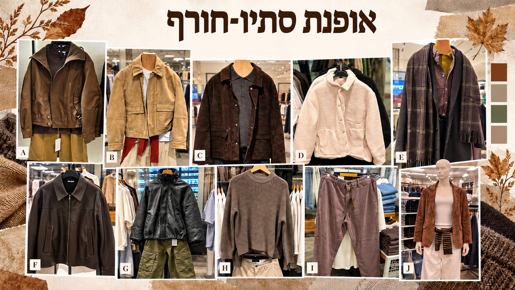 אופנת סתיו חורף רונן בנו סטייליסט 2026