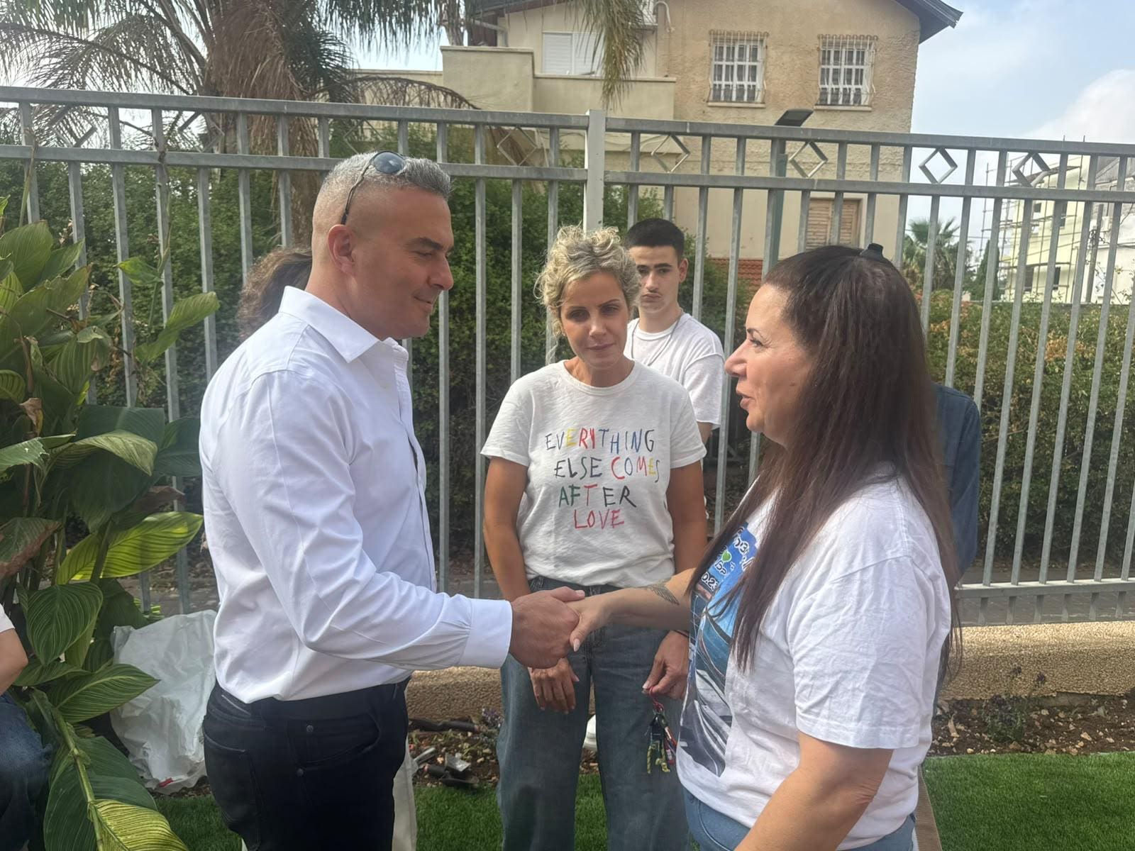 ״הבוסתן הירוק של אוראל״ נחנך בבית הספר שבו למד בטירת כרמל 26/10/26 (צילום: דוברות עיריית טירת כרמל)