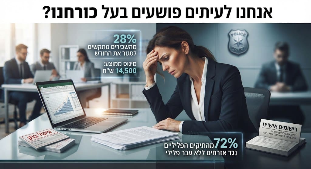 פושעים לעיתים? ( צילום : יעקב רוב Chat GPT)