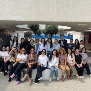 משלחת חינוך מאזרבייג׳ן ביקרה באשכול הגנים התקשורתיים בטירת כרמל 29/10/26 (צילום: דוברות עיריית טירת כרמל)
